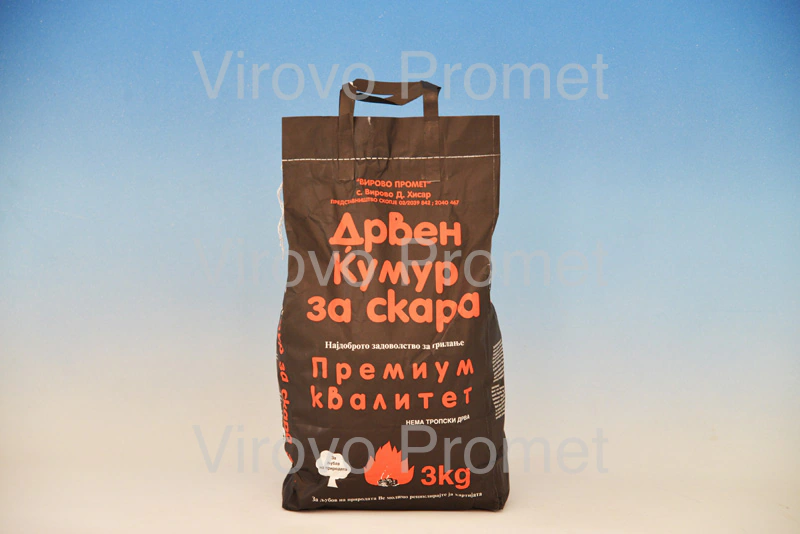 3 kg charcoal bag — Virovo Promet